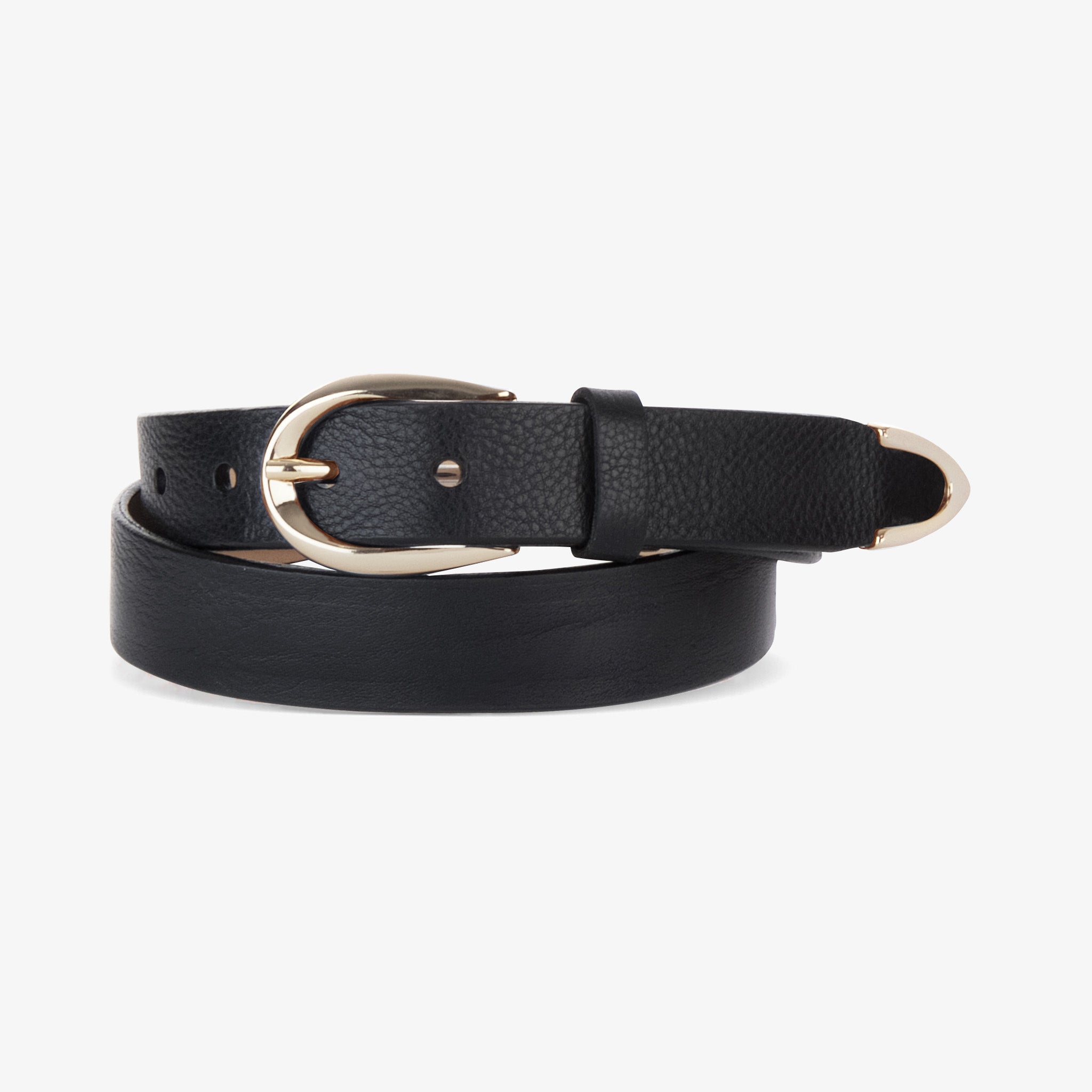 Brave Leather Doone Simple Chain Belt Metallic Silver main image 1