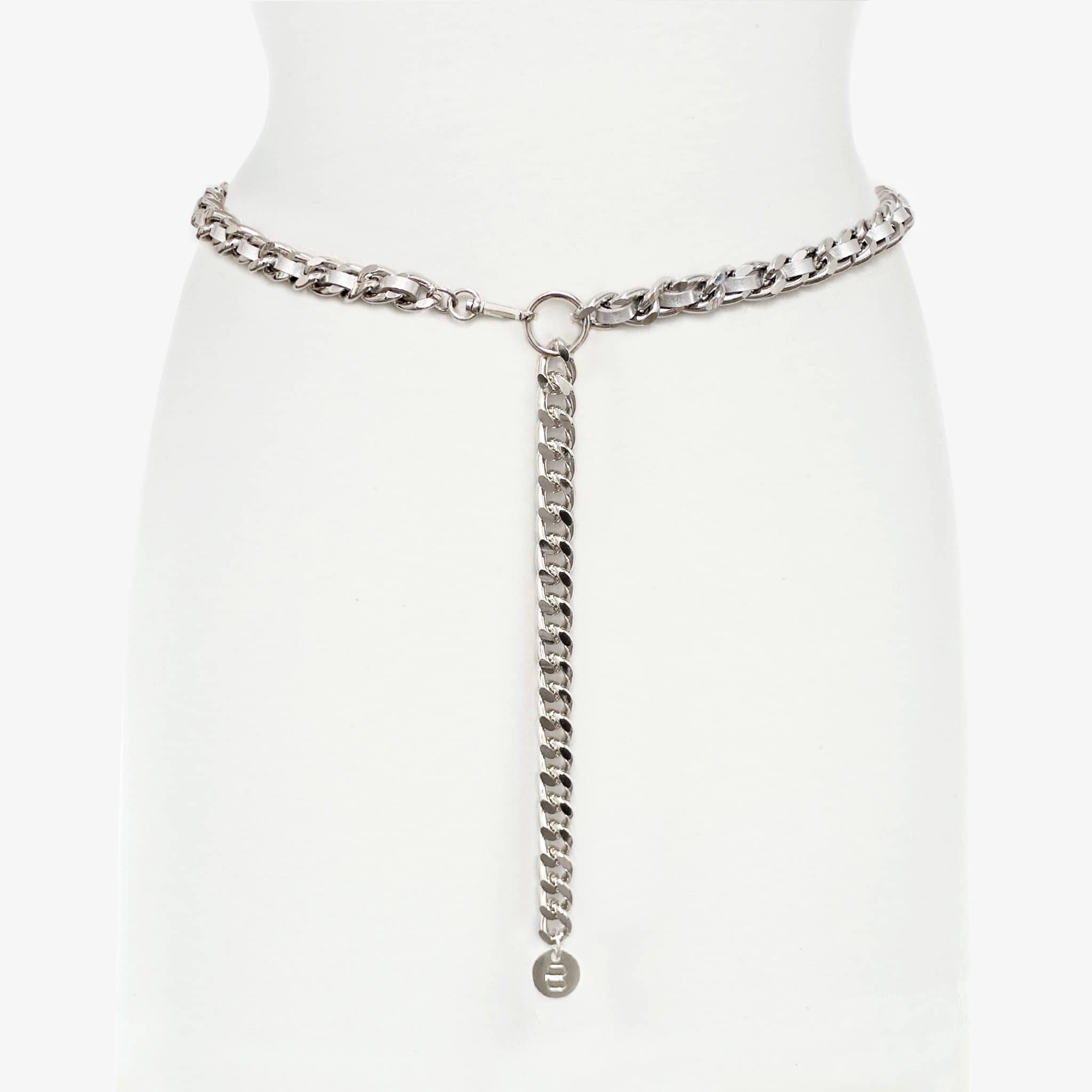 Brave Leather Doone Simple Chain Belt Nude Nappa main image 1