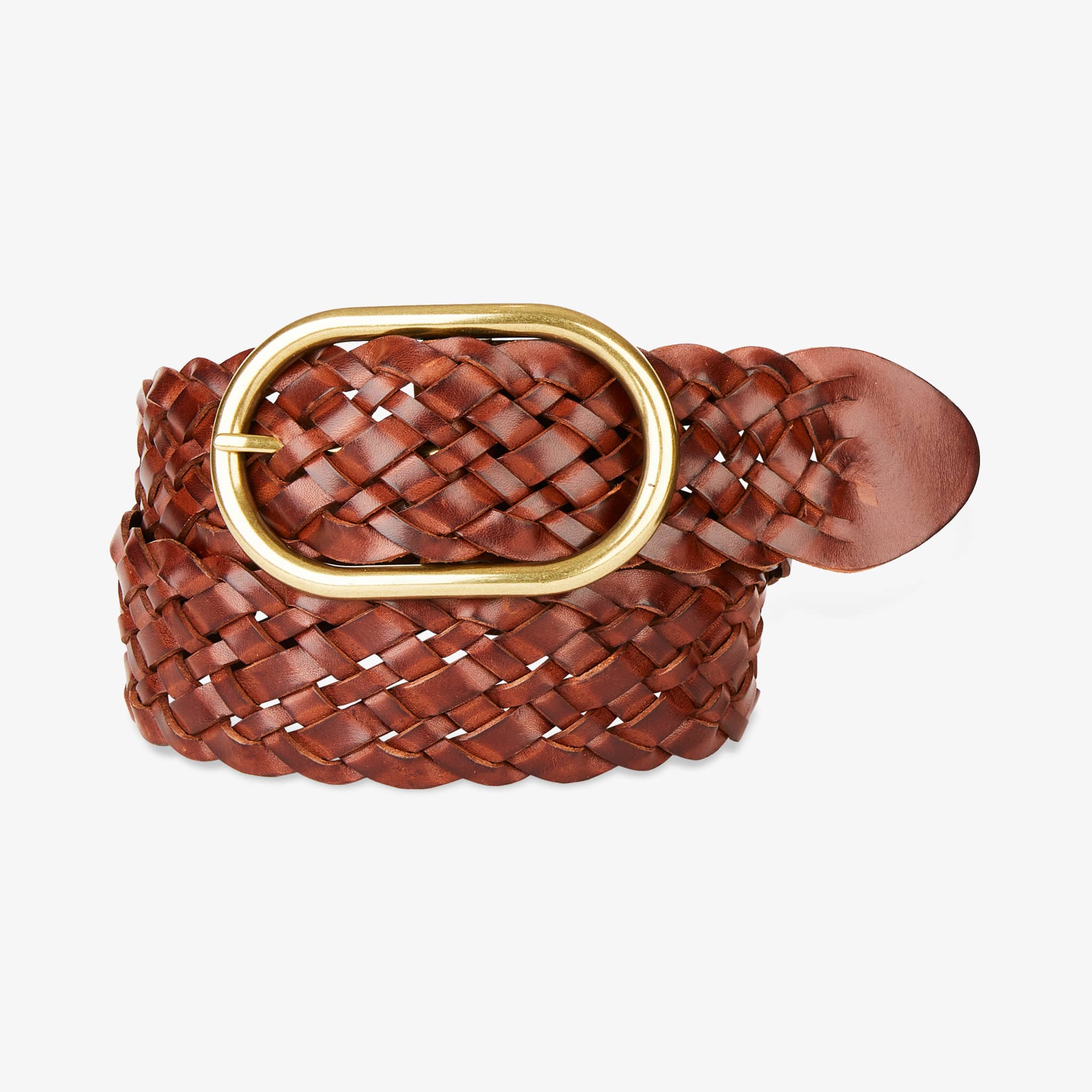 Fia Braid Leather Belt – BLU'S