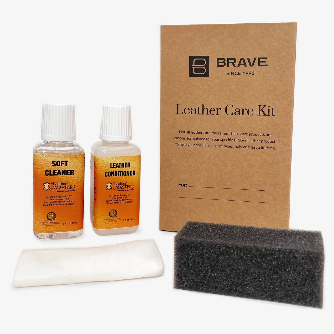 BRAVE Leather Care Kit E