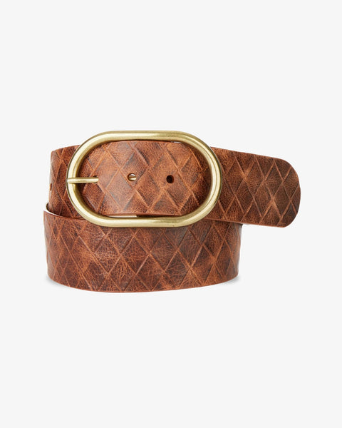 Fia Large Weave Bridle BRAVE Leather Belt -- Custom Made for You display picture 3