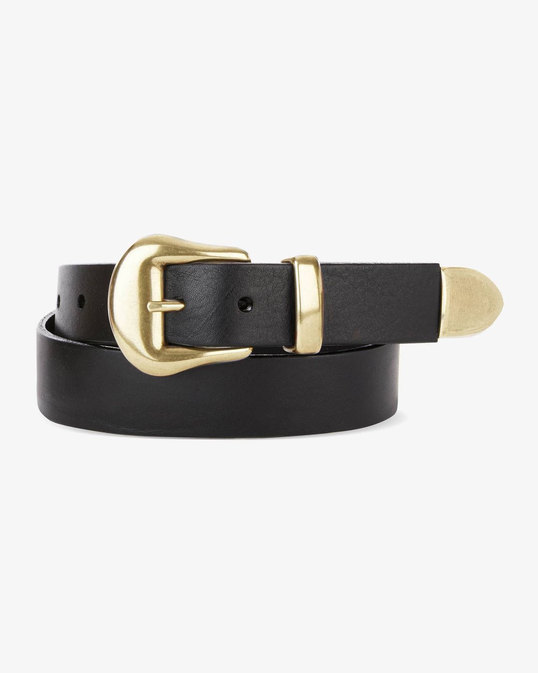NEW BRAVE LEATHER women\'s gaani bridle leather belt in brandy Brave Leather - Classic Bridle Belt in Brandy | Brave  main image 4