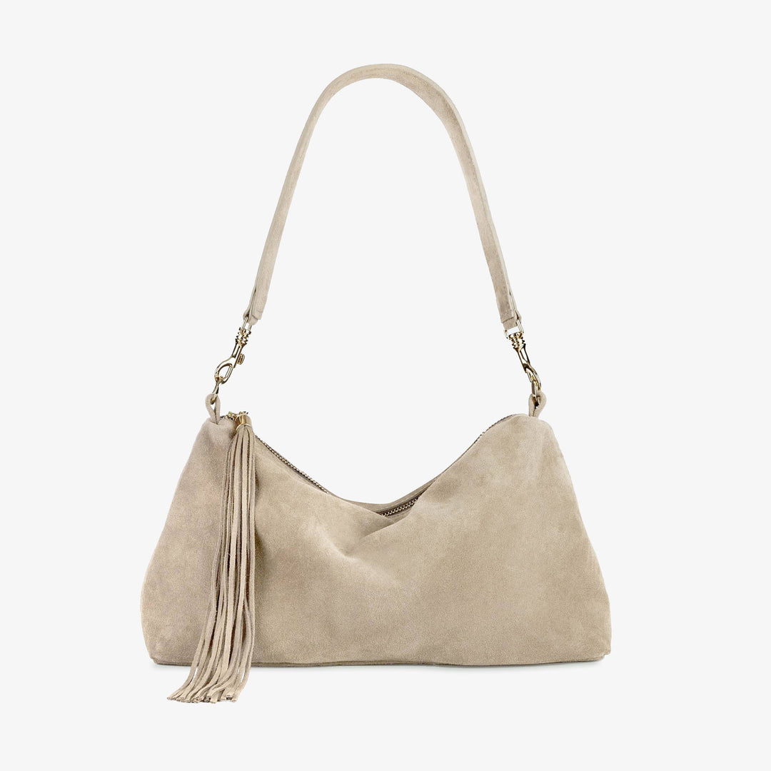 Colson Suede Slouch Bag -- Custom Made for You – BRAVE Leather