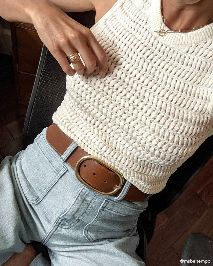 Fia Vachetta BRAVE Leather Belt -- Custom Made for You display picture 2