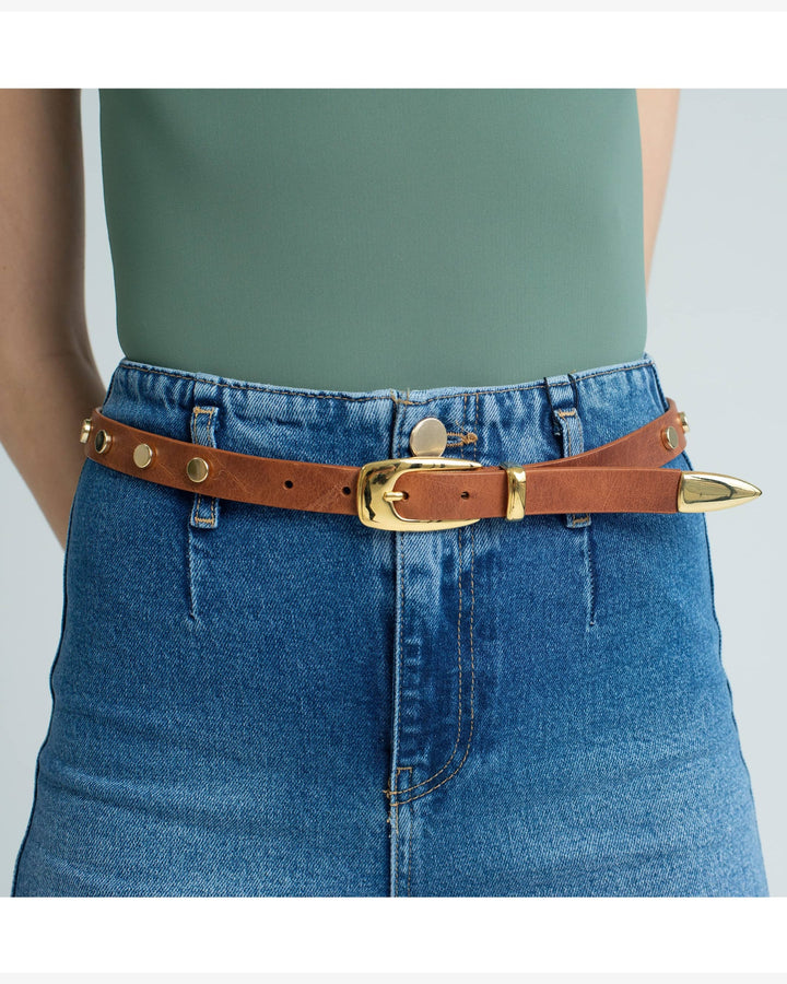 Wanamaker Bridle BRAVE Leather Belt -- Custom Made for You