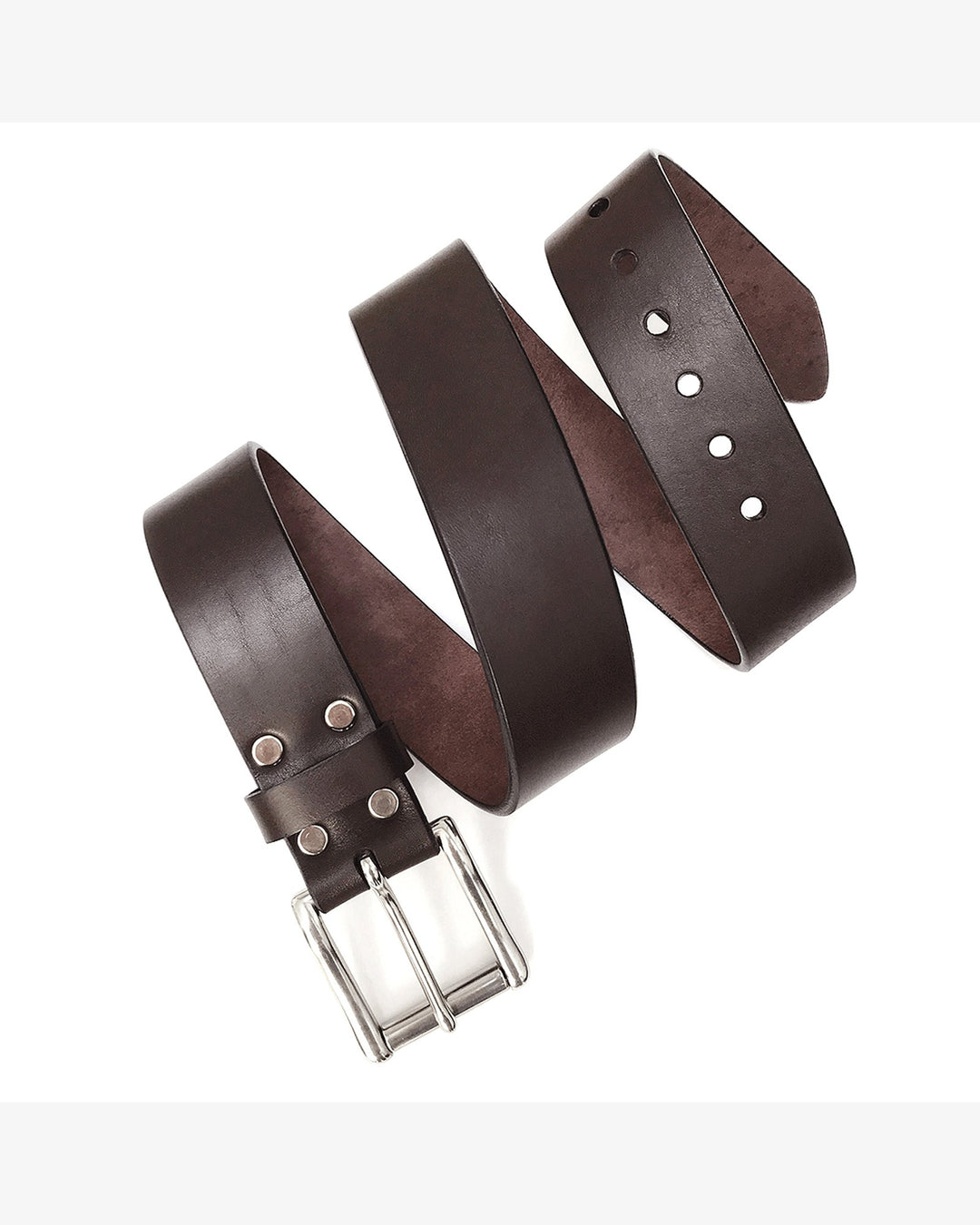 Brave Bellsie Bridle (Belt) Brave Leather - Classic Bridle Belt in Brandy | Brave  main image 2