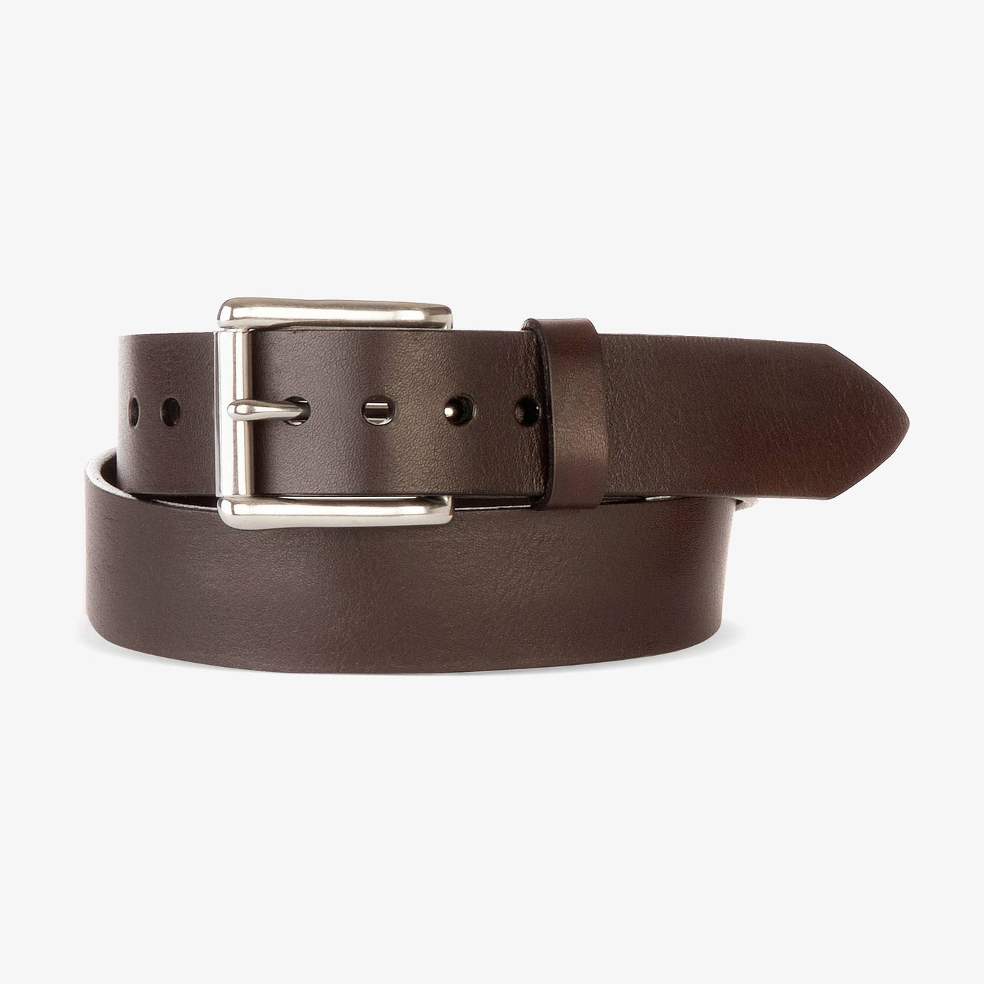 Fine Leather Men's Dress Belt Handcrafted from Bridle Leather