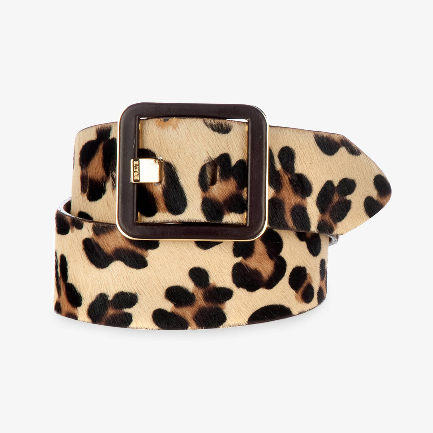 Makani Hair-on Leopard BRAVE Leather Belt
