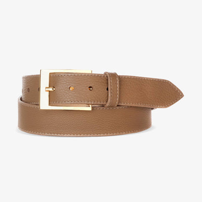 Amos Pebbled BRAVE Leather Belt