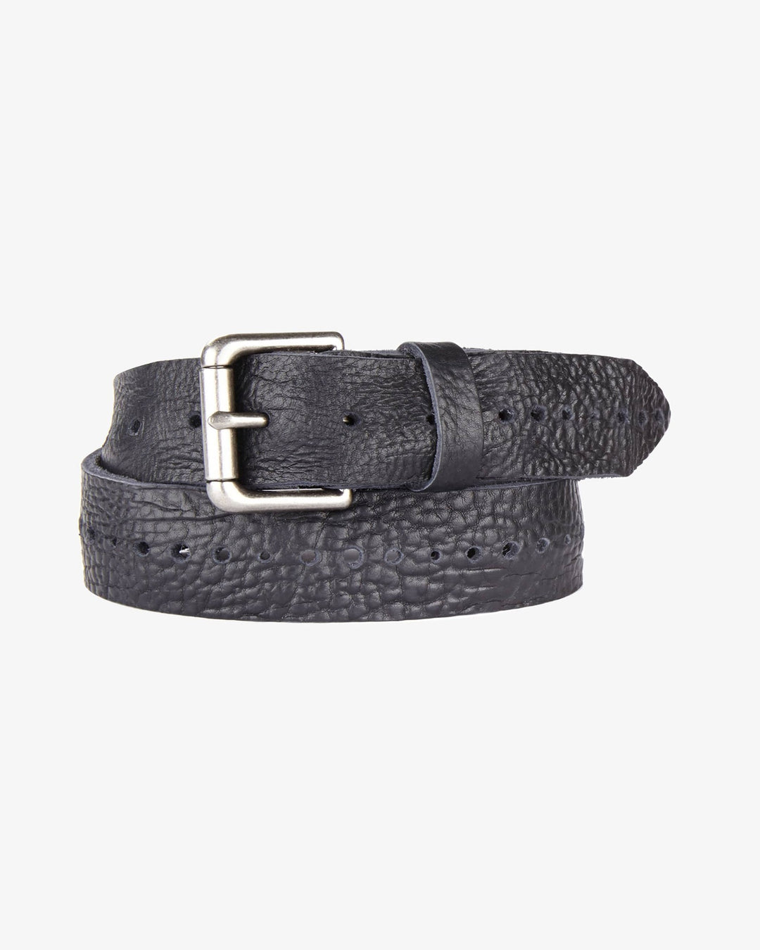 Brave 1992 Black Calf Hair Black Leather Belt size 32 Brave Leather Belts | eBay main image 4