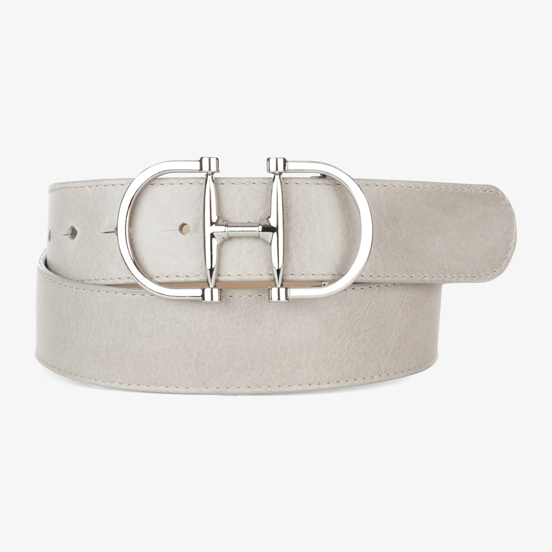 Kasi Pebbled BRAVE Leather Belt -- Custom Made for You