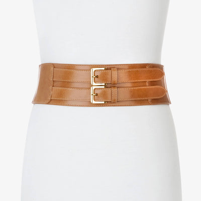 Leather waist belt. Wide leather belt. - Inspire Uplift